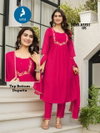 Desi Kudi By Kaya Mul Chanderi Wholesale Kurti With Bottom Dupatta In India